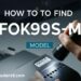 How to Find FOK959S-M Model