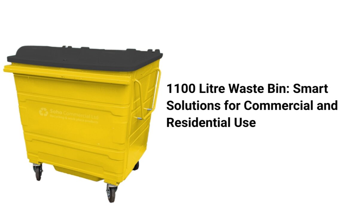 1100 Litre Waste Bin