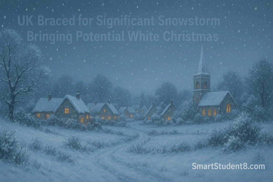 UK Braced for Significant Snowstorm Bringing Potential White Christmas
