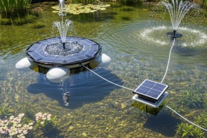 Solar Pond Filter Systems of Clear Water, Electric pond filter fountains
