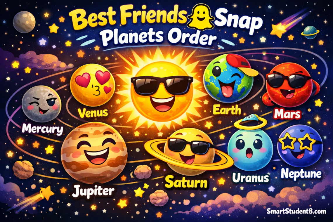 Best Friends Snap Planets Order