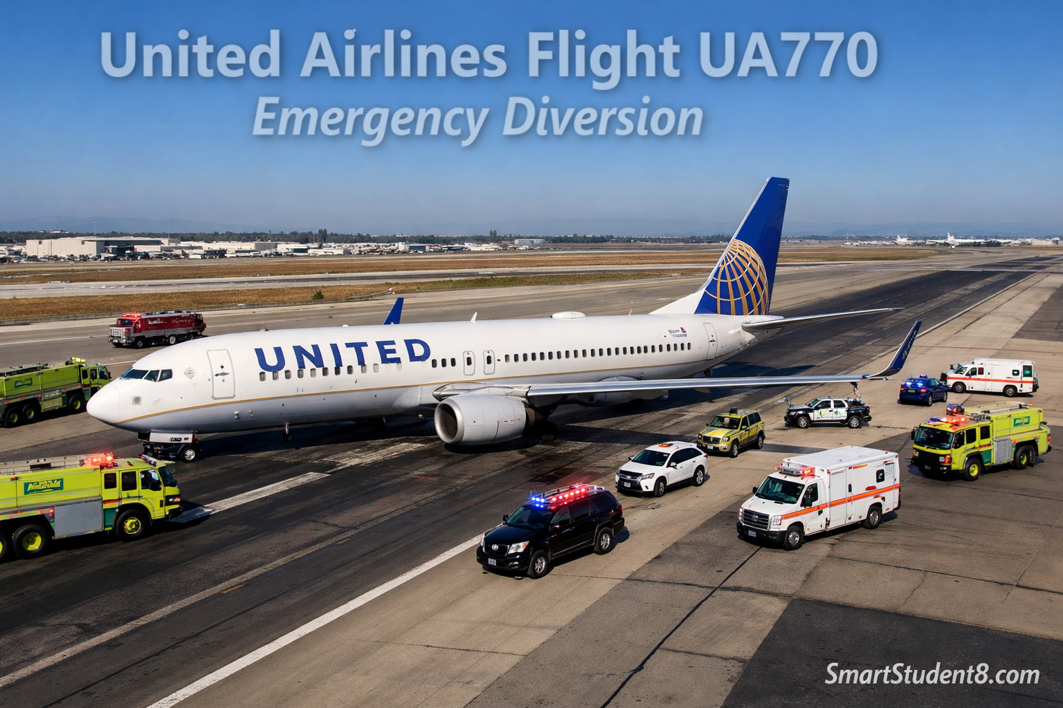 United Airlines Flight UA770 Emergency Diversion